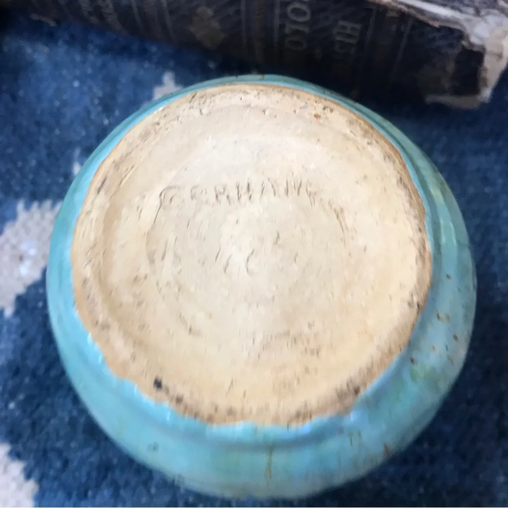 Vintage aqua green